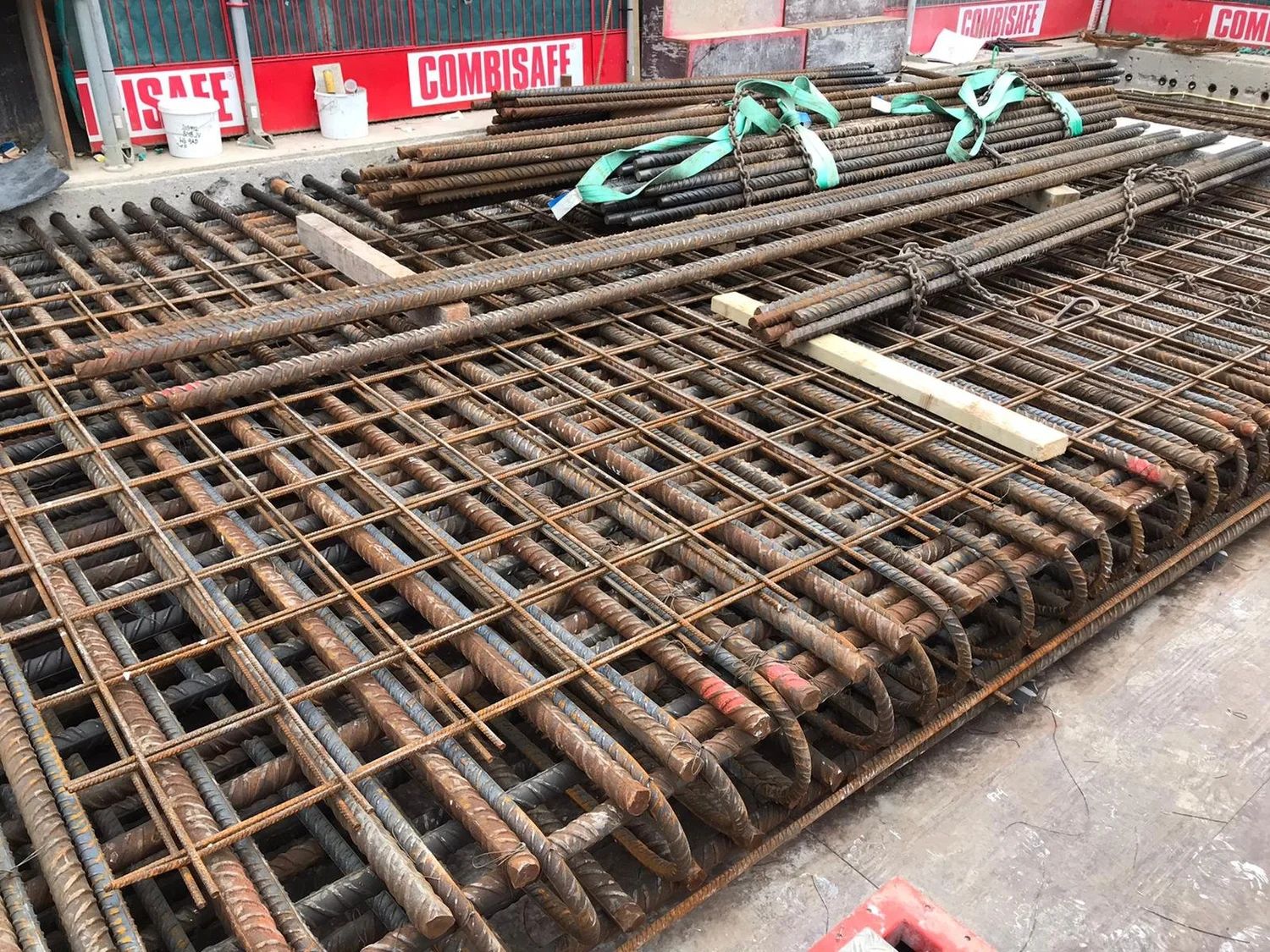HYB Construction team at work on site